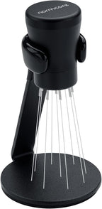 WDT Distribution Tool V2.1 with Stand - 0.23Mm 8 Prong Espresso Distribution Tool - Magnetic Coffee Stirrer with 16 Extra Needles