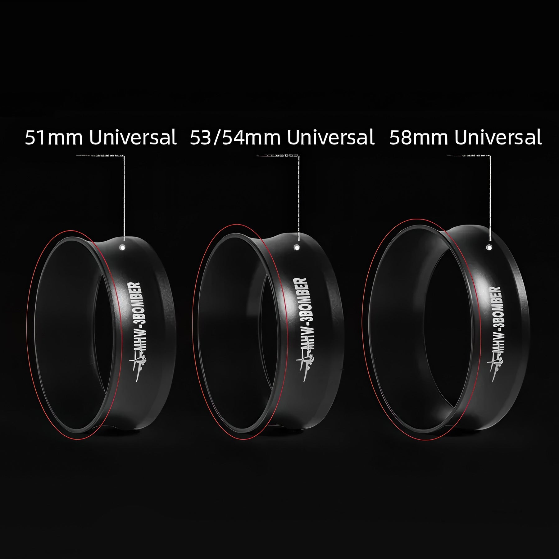 MHW-3BOMBER Espresso Magnetic Dosing Ring, Aluminum Alloy