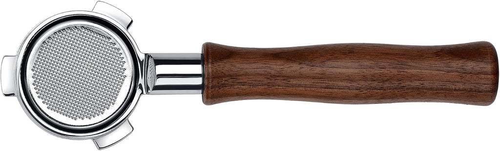 54Mm Bottomless Portafilter, Naked Portafilter Fits Breville Sage Barista Express Machines, 18G Filter Basket Included, Genuine American Walnut Handle