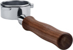 54Mm Bottomless Portafilter, Naked Portafilter Fits Breville Sage Barista Express Machines, 18G Filter Basket Included, Genuine American Walnut Handle