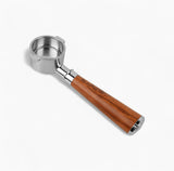 Bottomless Portafilter, Solid Wood Handle