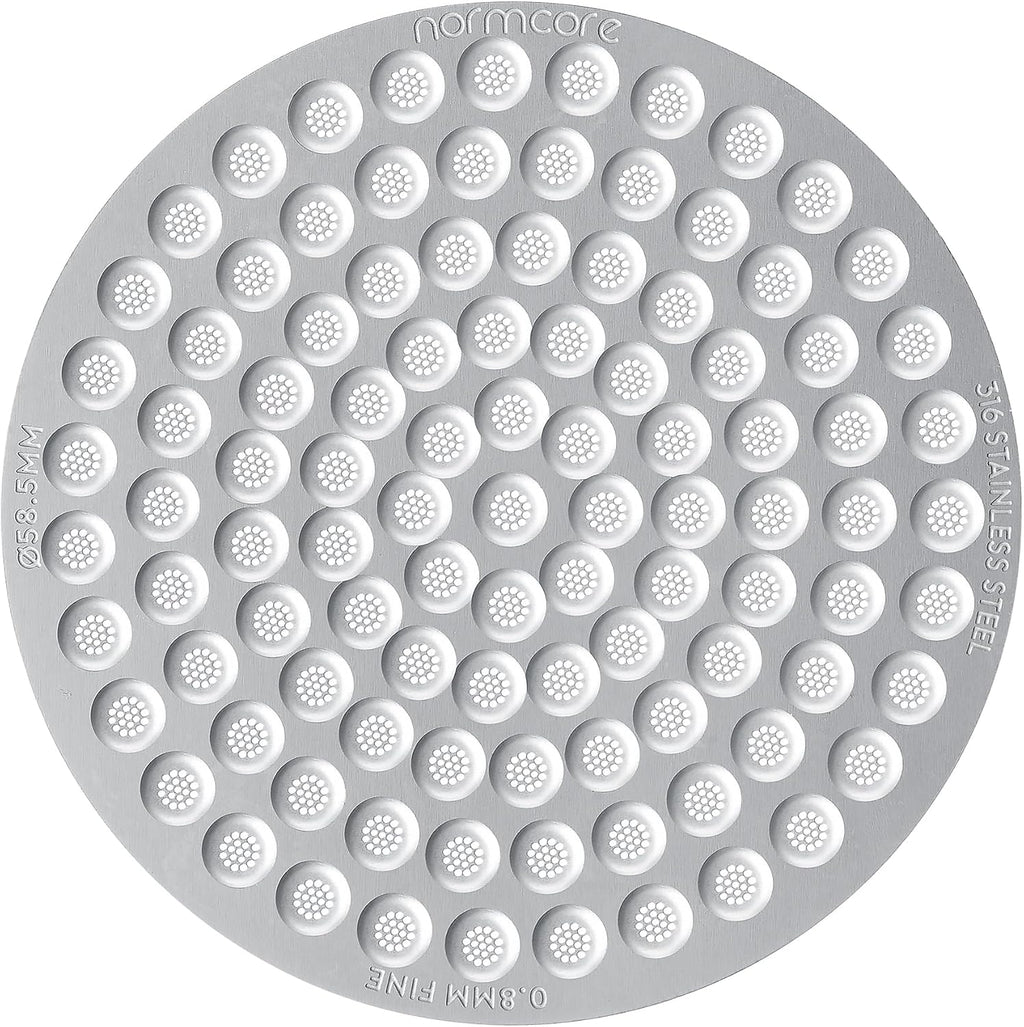 58.5Mm Puck Screen, 0.8Mm Thickness, Lower Shower Screen, Reusable Metal Filter for 58Mm Portafilter Basket, 316 Stainless Steel