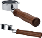 54Mm Bottomless Portafilter, Naked Portafilter Fits Breville Sage Barista Express Machines, 18G Filter Basket Included, Genuine American Walnut Handle