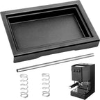 Low Profile Drip Tray for Gaggia Classic Pro Espresso Machine | Extended Stainless Steel Tube, with OPV Spring Modification Kit