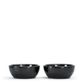 Glossy Black Pearl Earth espresso cup
