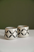 Hand-Painted Stoneware Cup, Hutsul Heritage