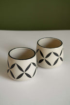 Hand-Painted Stoneware Cup, Hutsul Heritage
