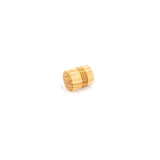 Olive striped wooden steam knob