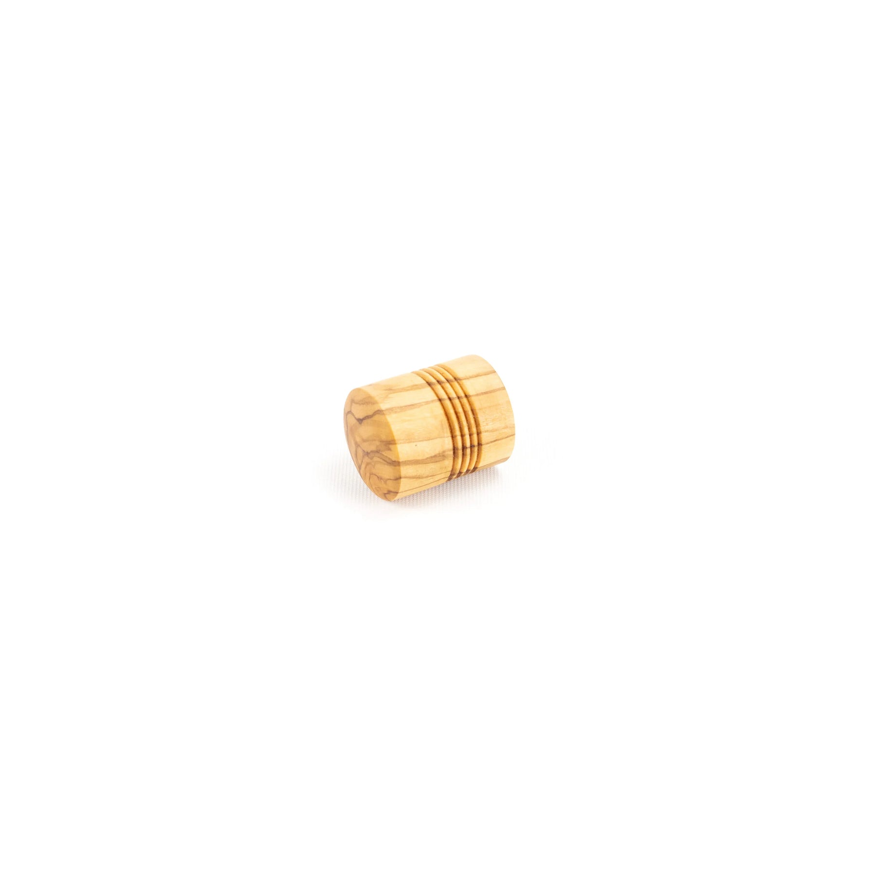Olive striped wooden steam knob