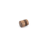 Walnut striped wooden steam knob