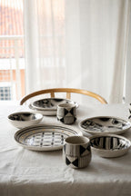 Hand-Painted Stoneware Cup, Hutsul Heritage