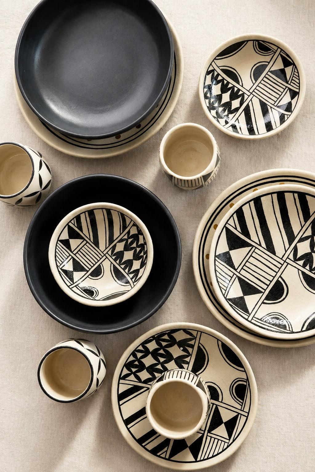 Hand-Painted Stoneware Cup, Hutsul Heritage