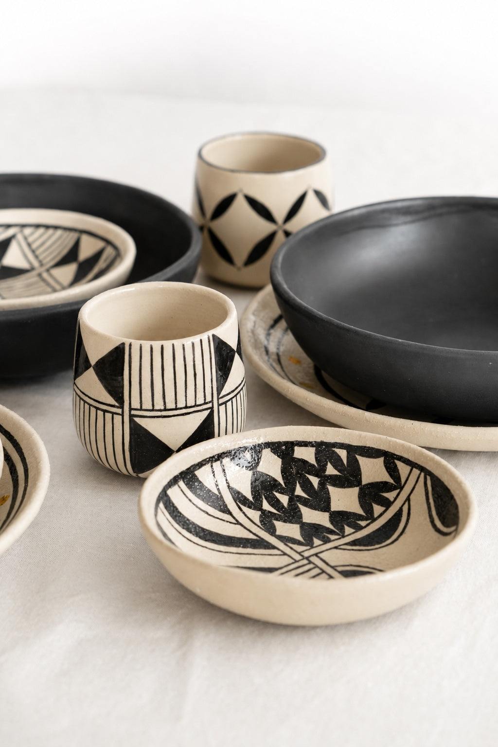 Hand-Painted Stoneware Cup, Hutsul Heritage