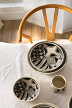Hand-Painted Stoneware Cup, Hutsul Heritage