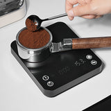 Flat-Bottom Bottomless Portafilter, Walnut
