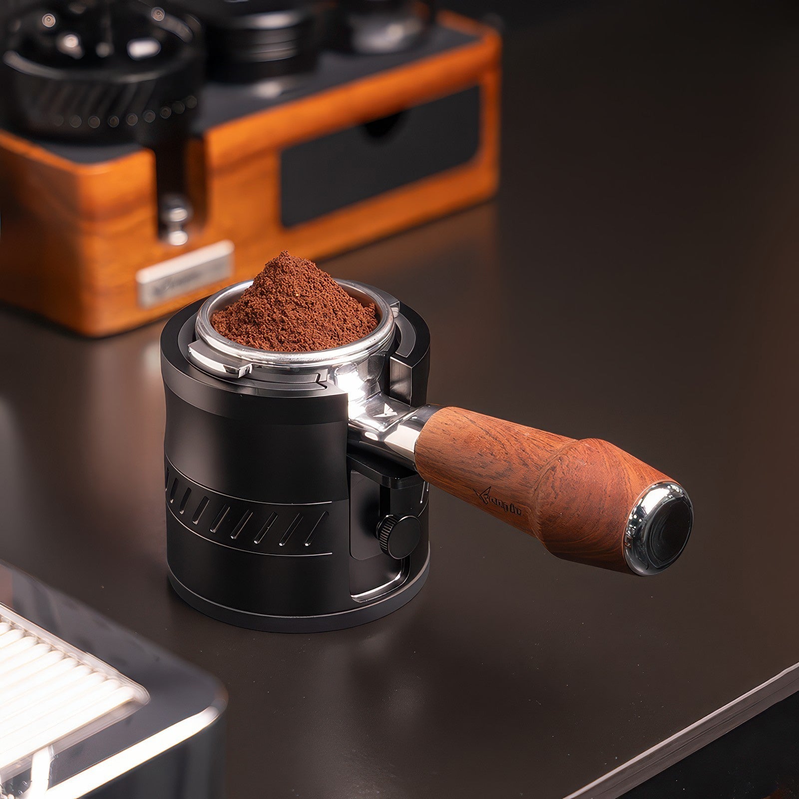 Naked Portafilter, Rosewood Handle 58mm