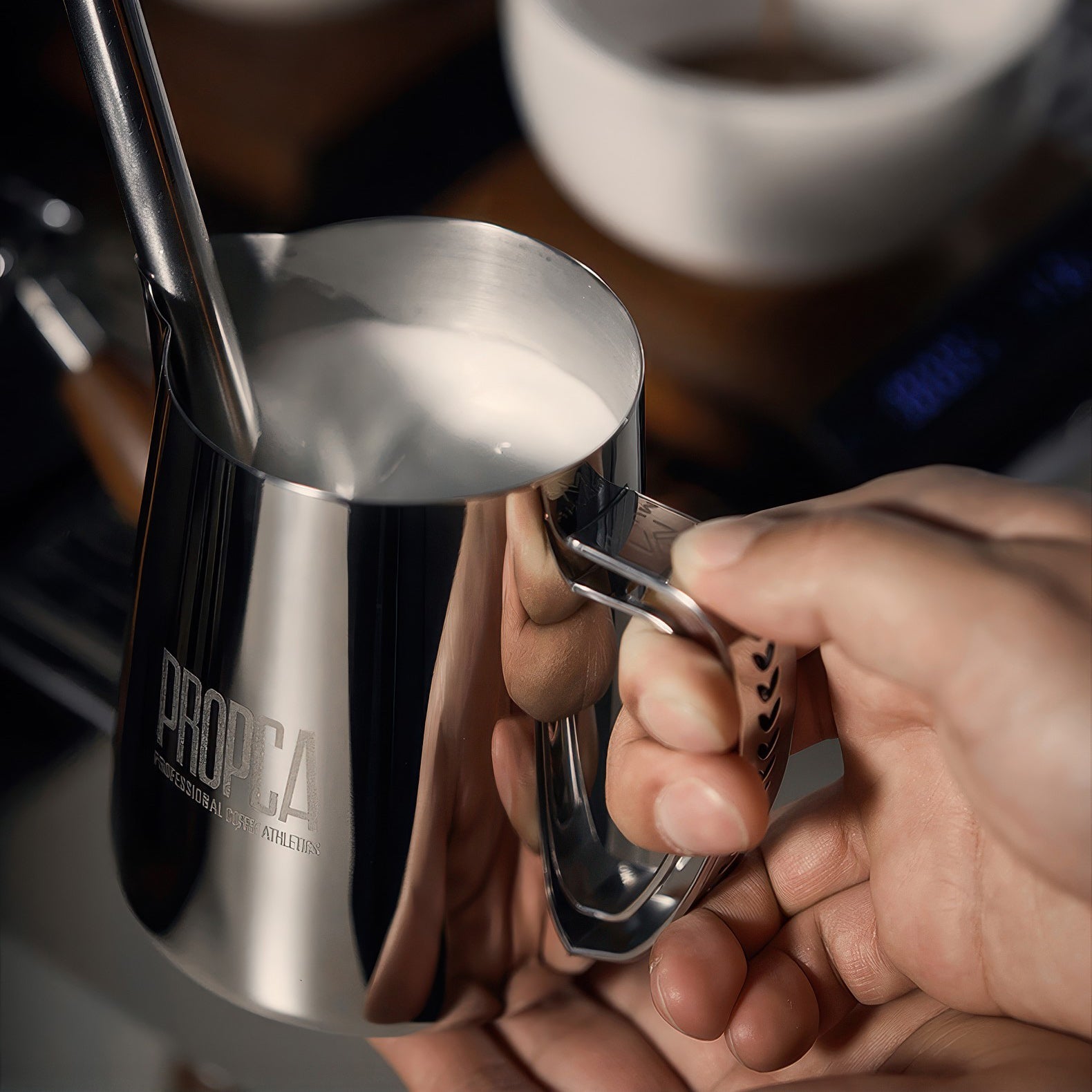 Double Wing Latte Art Pitcher