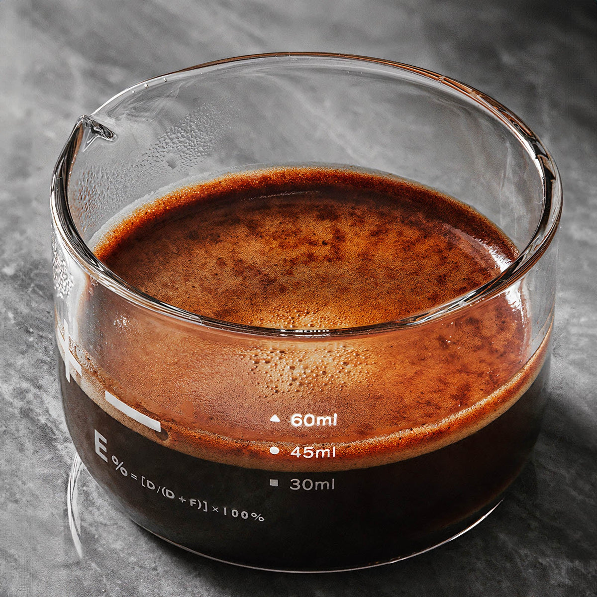 Espresso Shot Glass with Measuring Scale
