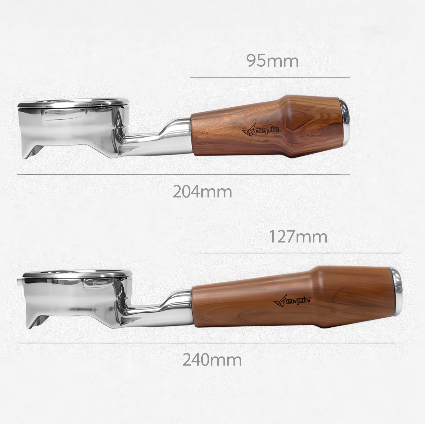 Naked Portafilter, Rosewood Handle 58mm
