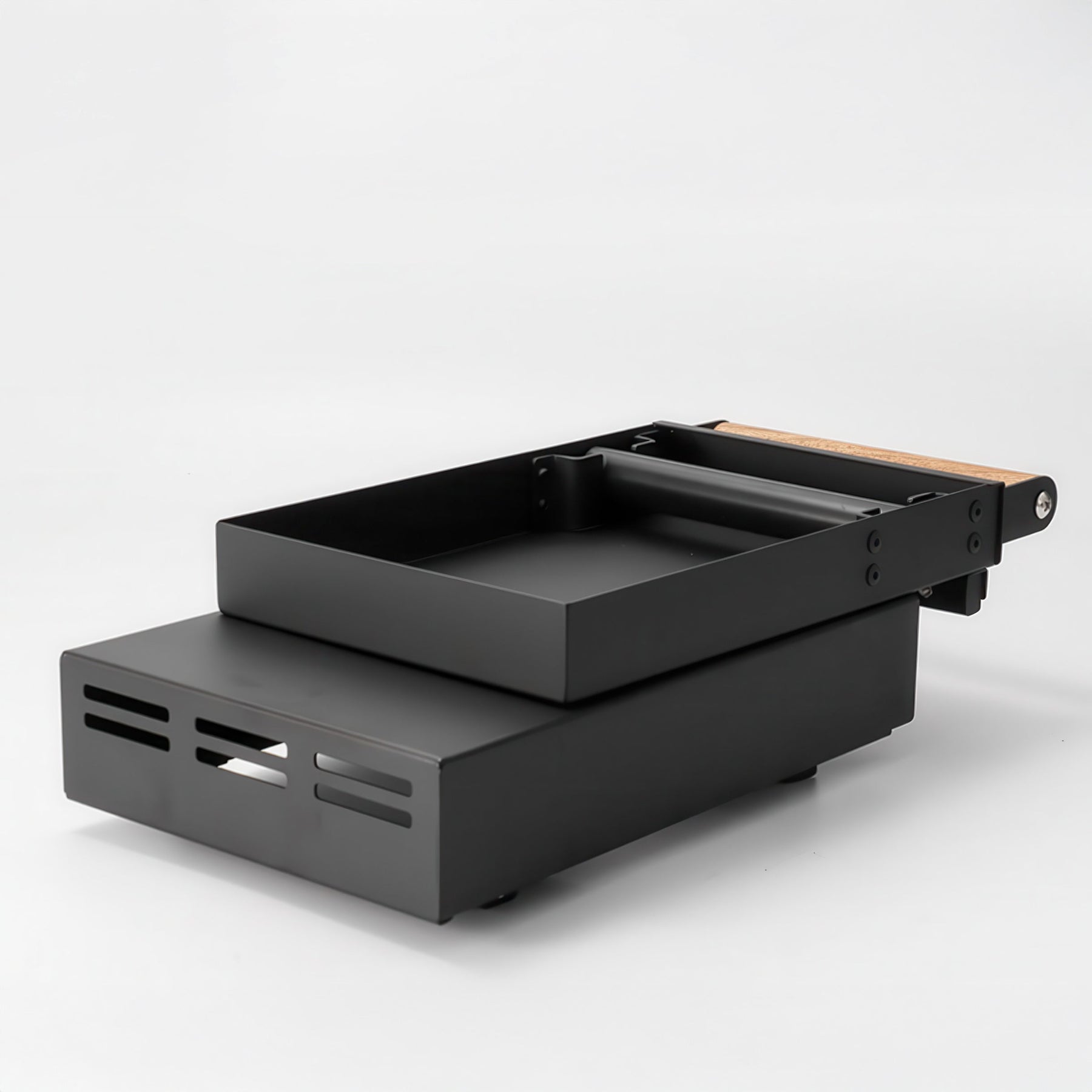Drawer Knock Box with Wood Handle