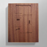 Walnut Tamper Mat with Silicone Surface