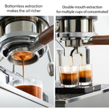 Convertible Bottomless Portafilter with Double Spout