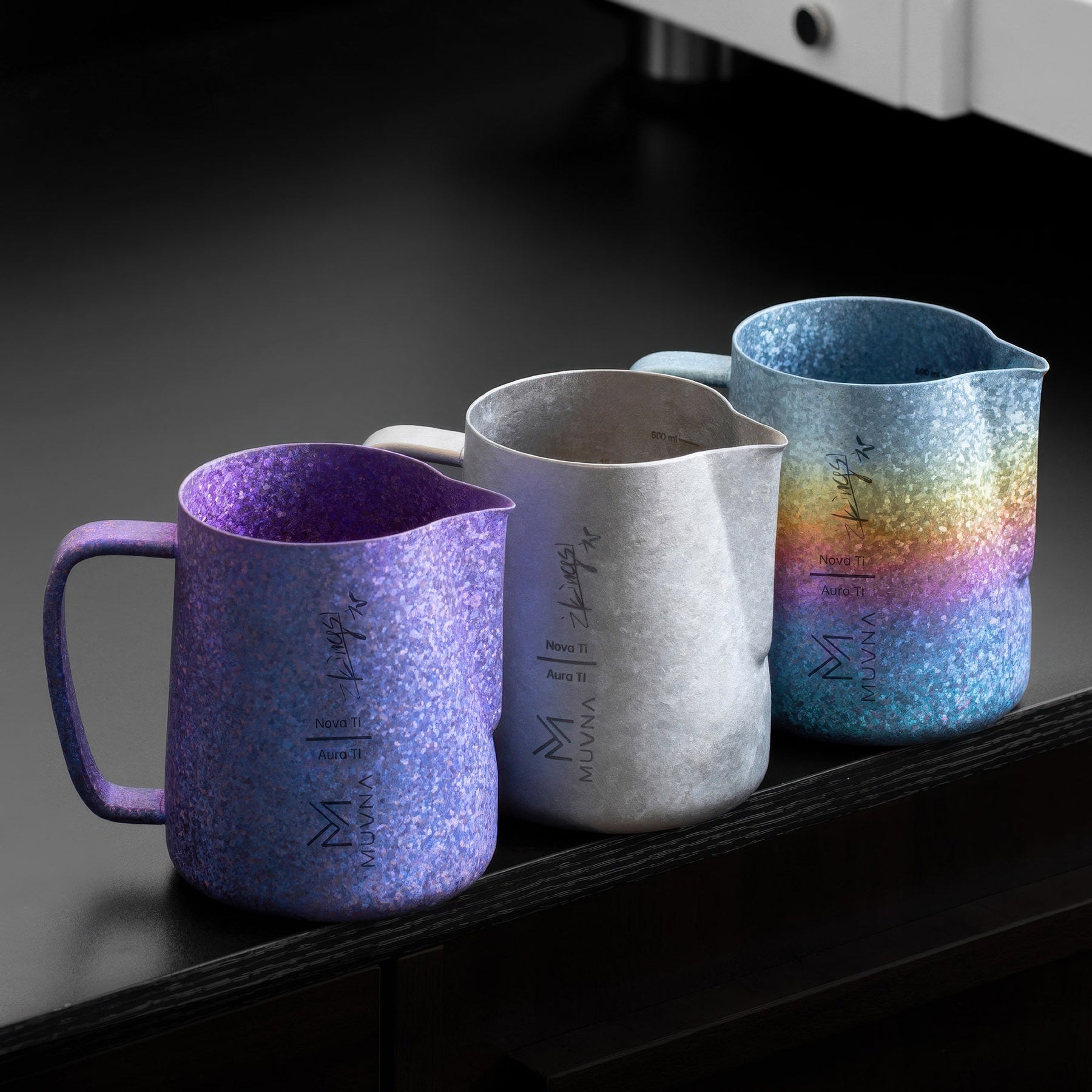Aurora Titanium Latte Pitcher