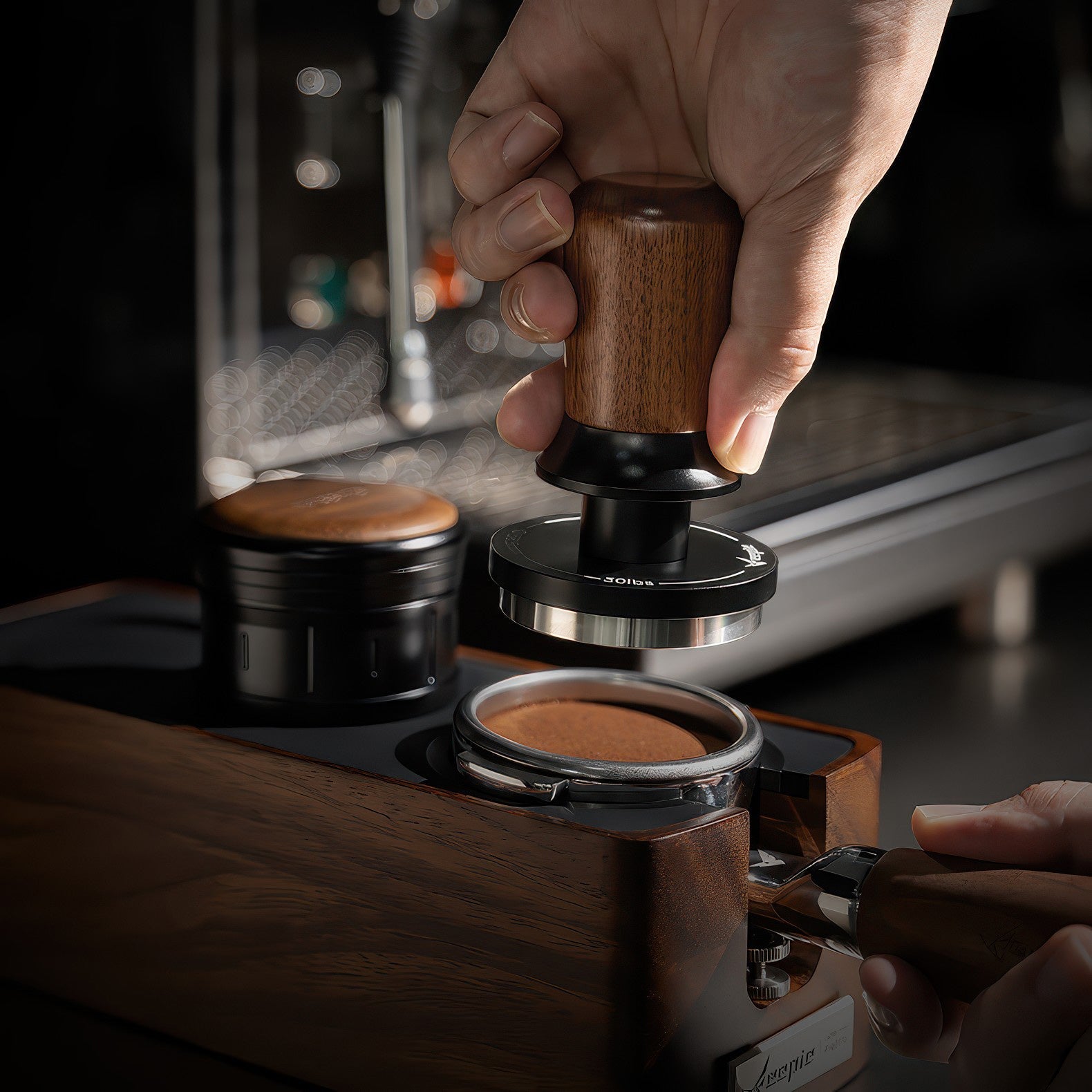 Walnut Constant Force Tamper