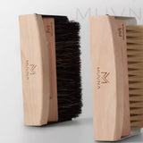 Beech Cleaning Brush and Magnetic Dustpan Set