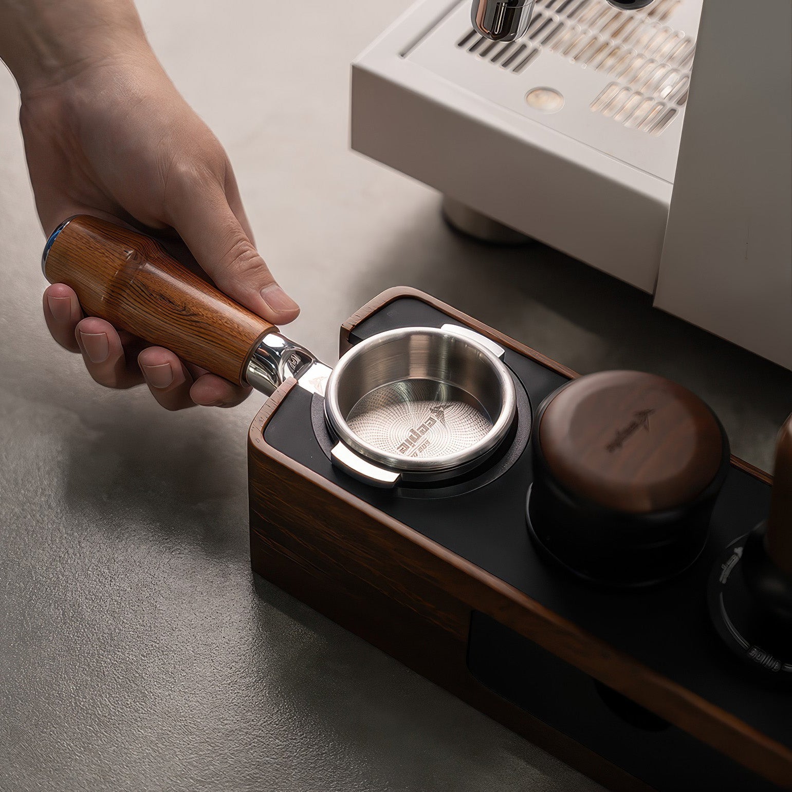 Naked Portafilter, Rosewood Handle 58mm
