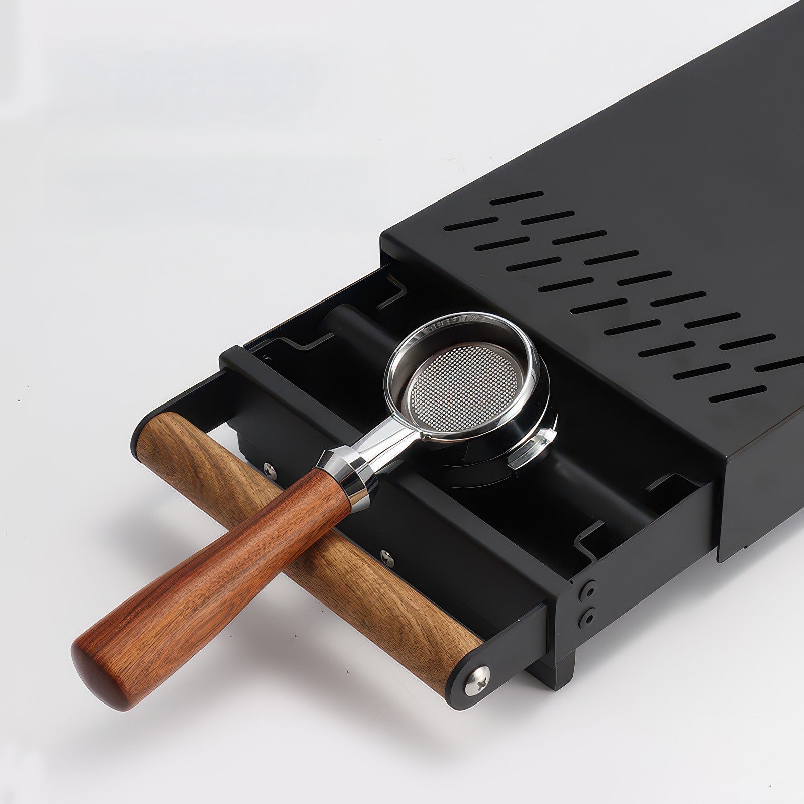 Drawer Knock Box with Wood Handle