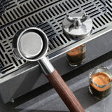 Convertible Bottomless Portafilter with Double Spout