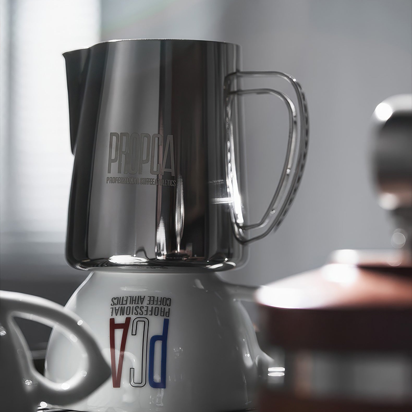Double Wing Latte Art Pitcher