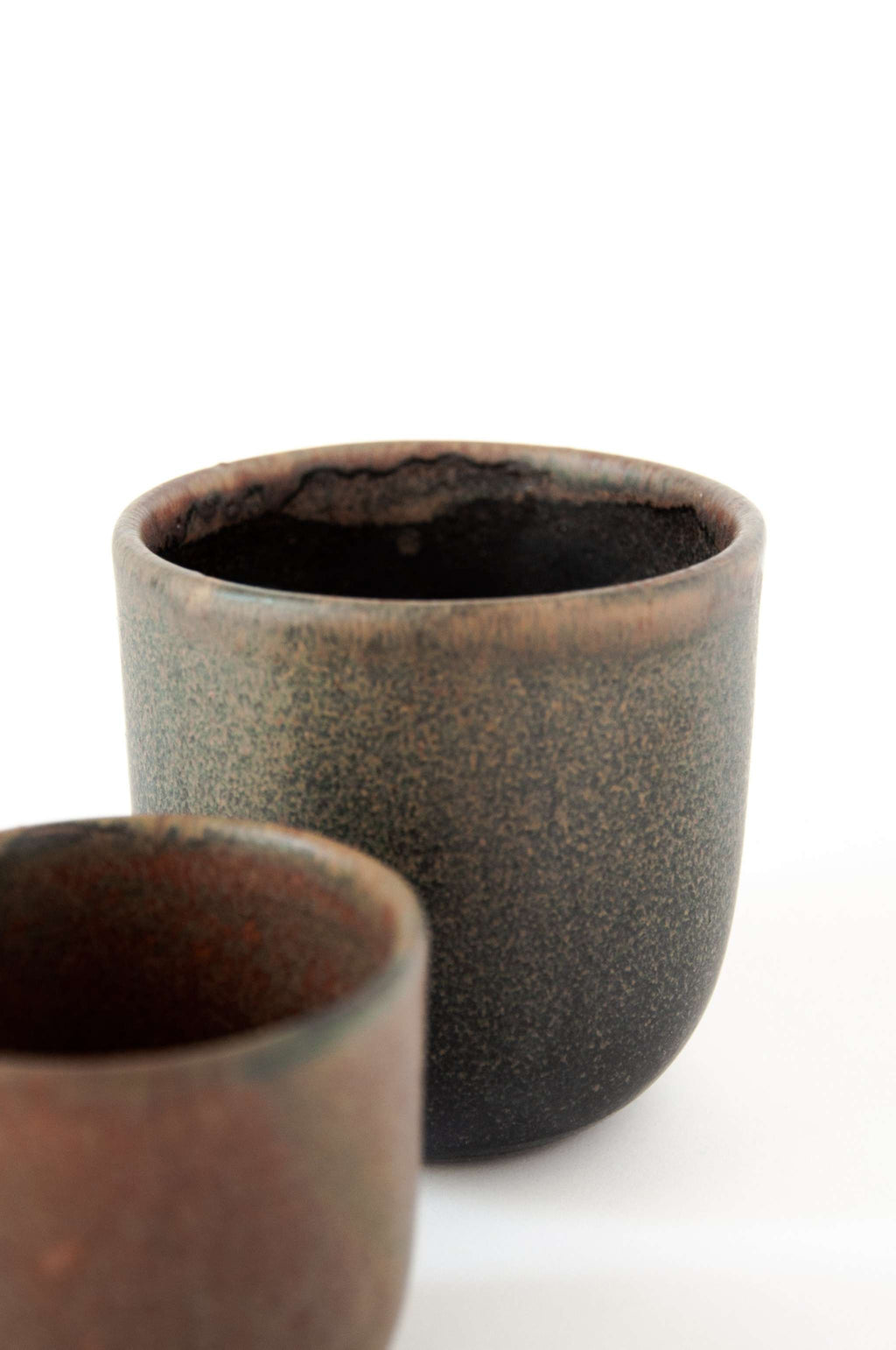 Stoneware Latte Cup, Rust
