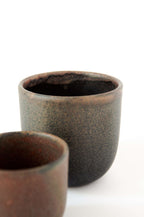 Stoneware Latte Cup, Rust