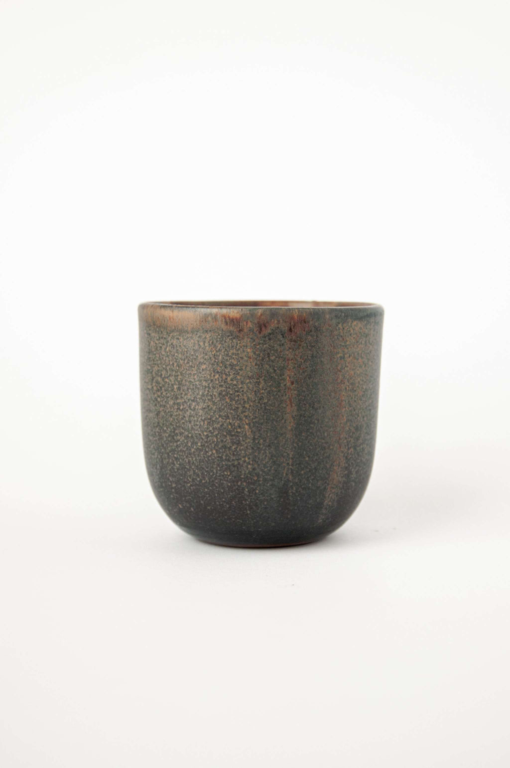 Stoneware Latte Cup, Rust