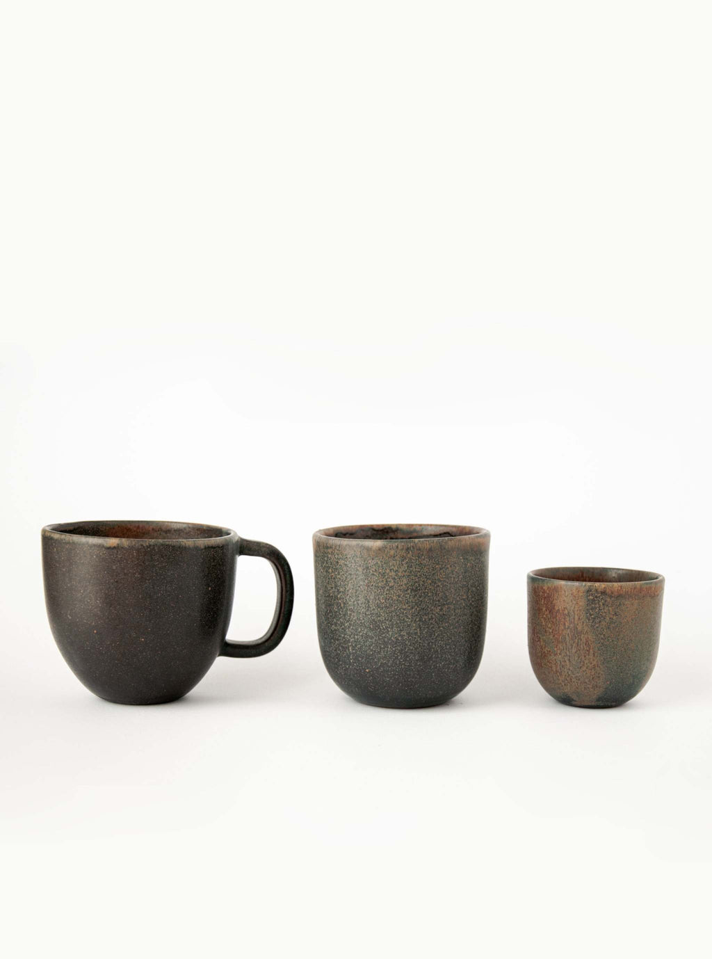 Stoneware Latte Cup, Rust