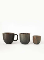 Stoneware Latte Cup, Rust