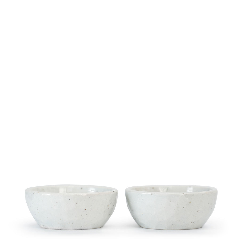 Glossy White Marble Earth espresso cup