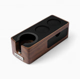Walnut Tamping Station with Knock Box