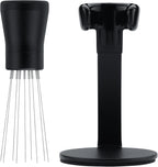 WDT Distribution Tool V2.1 with Stand - 0.23Mm 8 Prong Espresso Distribution Tool - Magnetic Coffee Stirrer with 16 Extra Needles
