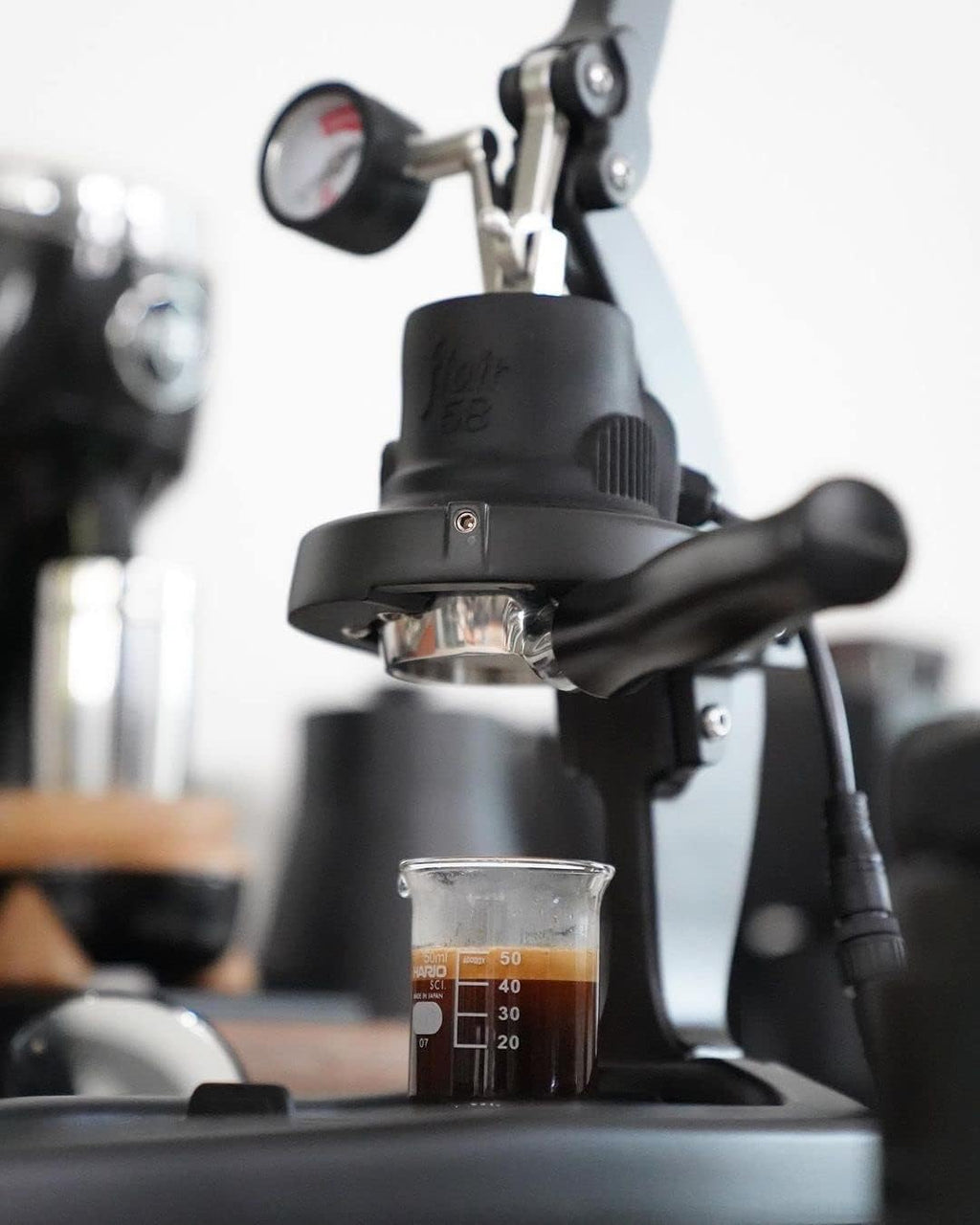58Mm Bottomless Portafilter, Naked Portafilter Fits E61, Flair 58, ECM, Rocket, Sanremo, Synesso, Slayer, VBM, Included 18G Basket, Black
