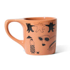 notNeutral x Katya Krasnova Lino Coffee Mug (10oz) - Cats & Tats Papaya