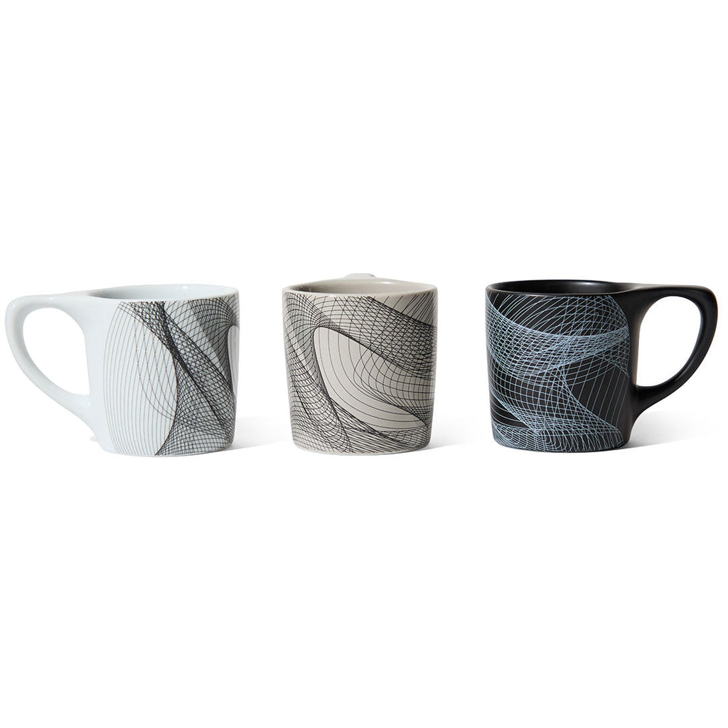 notNeutral x Chaim Machlev Lino Coffee Mug (10oz) - Dots to Lines Black