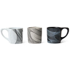 notNeutral x Chaim Machlev Lino Coffee Mug (10oz) - Dots to Lines Gray