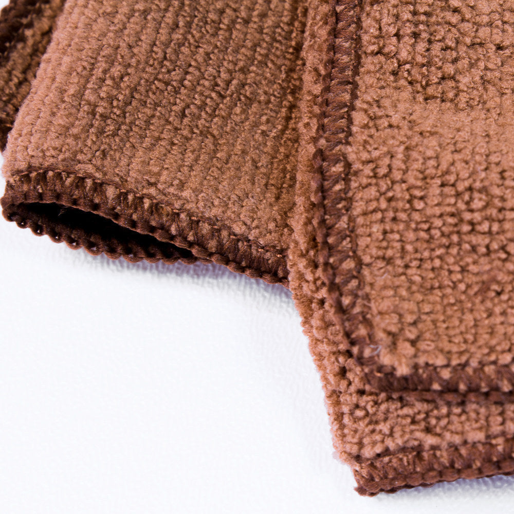 Microfiber Bar Towel, Brown, 16 in
