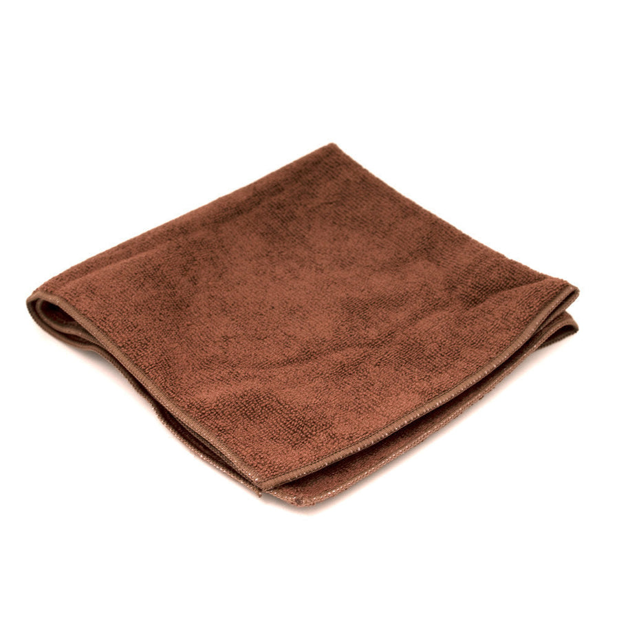 Microfiber Bar Towel, Brown, 16 in