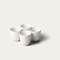Fable The Espresso Cups, speckled white, set of 4