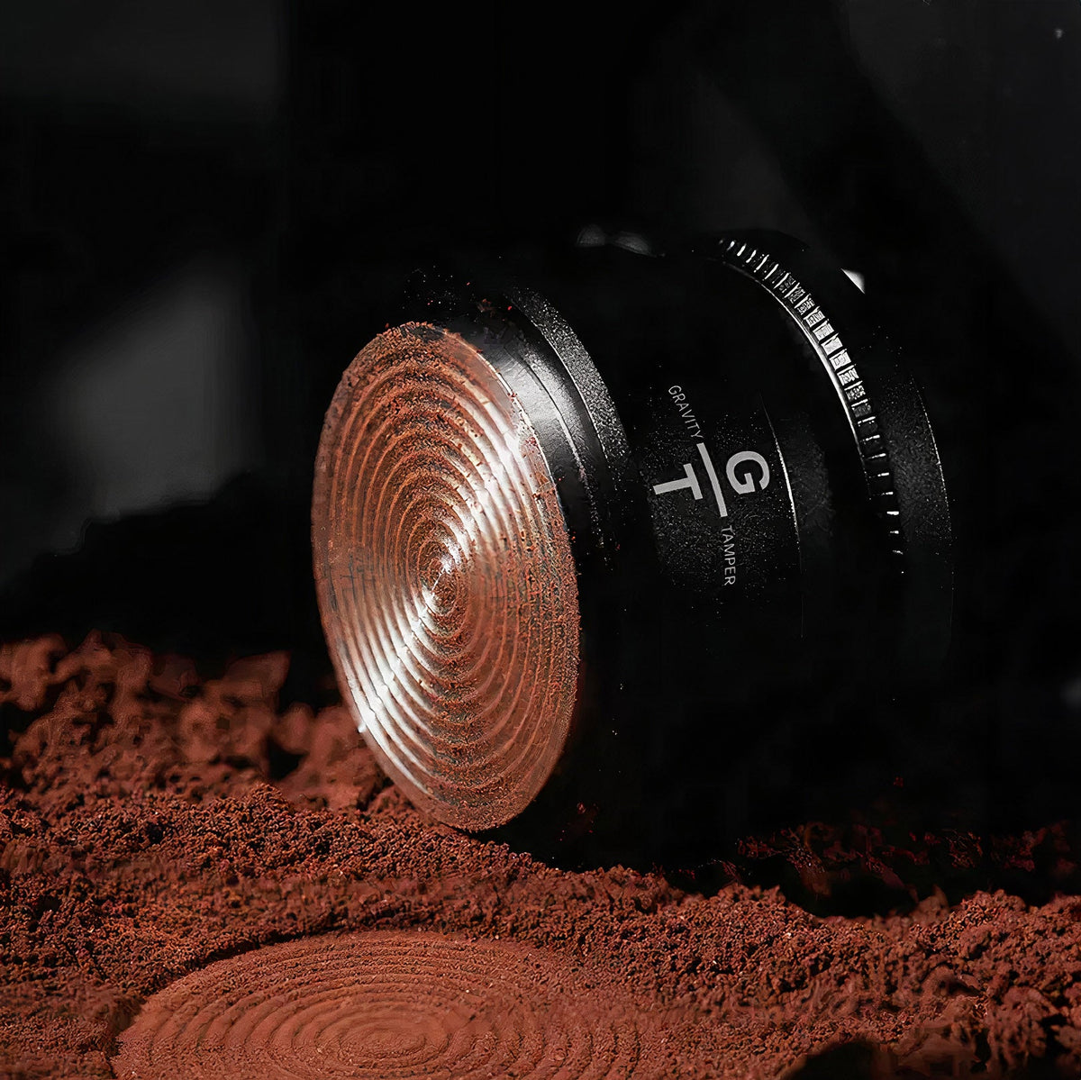 Gravity Espresso Tamper or Distributor, Wood Handle