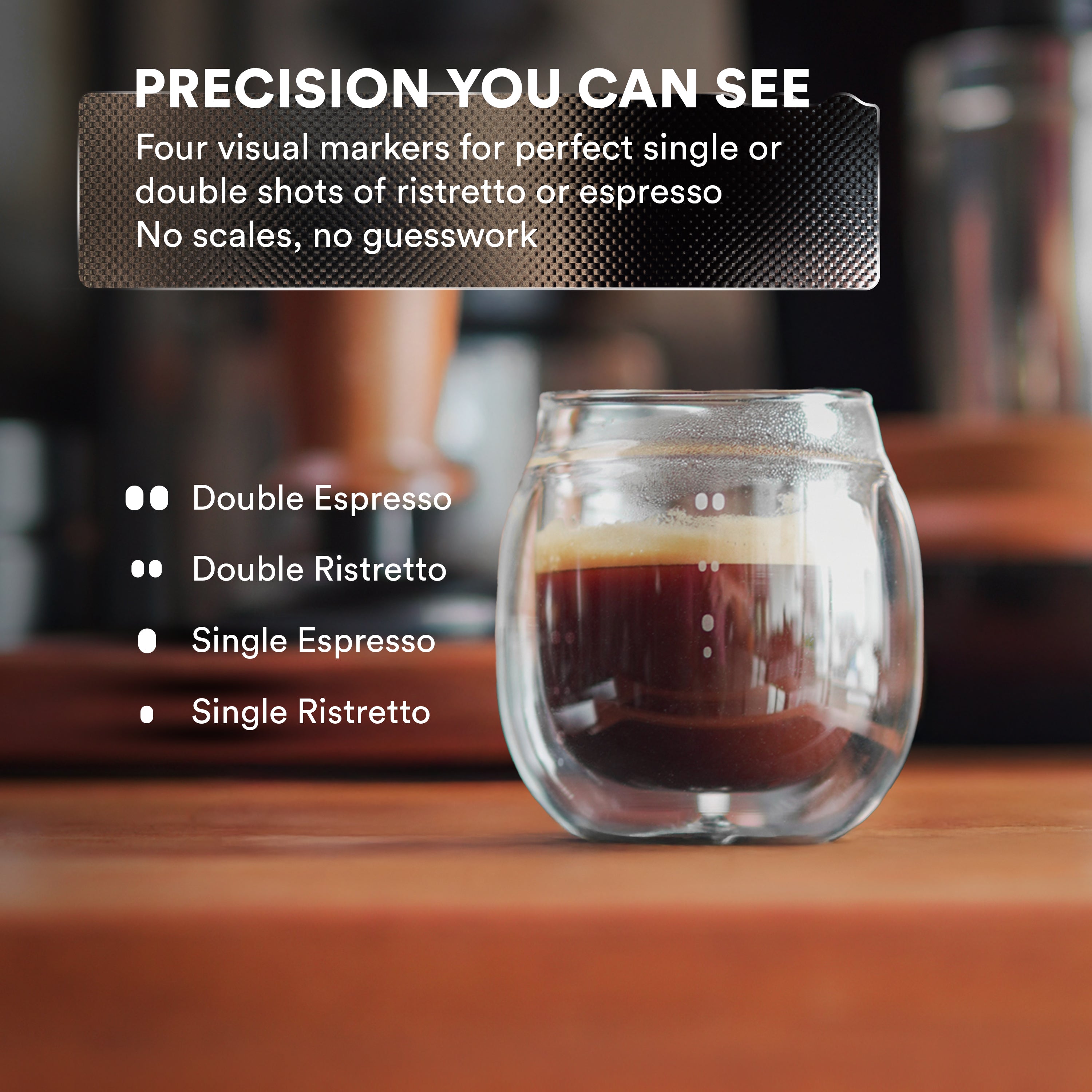 Double Wall Espresso Glass Set